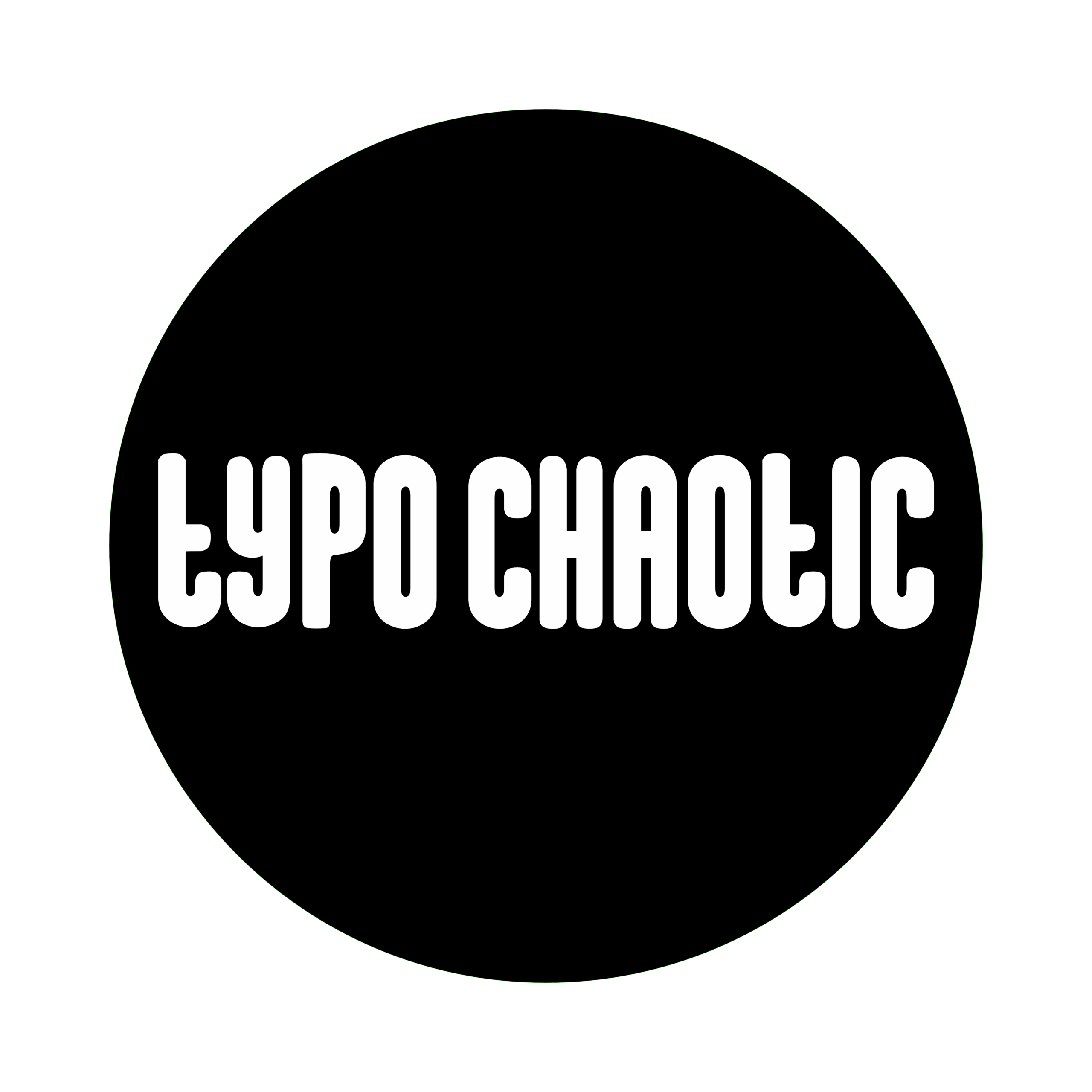 typo chaotic logo