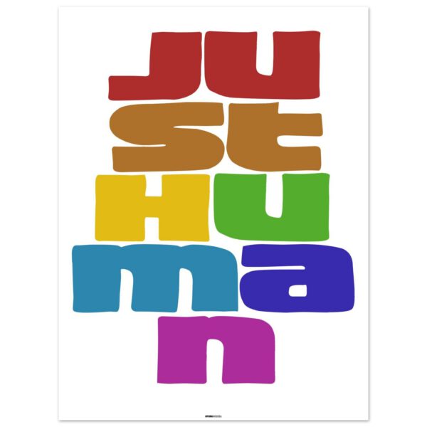 Just human poster