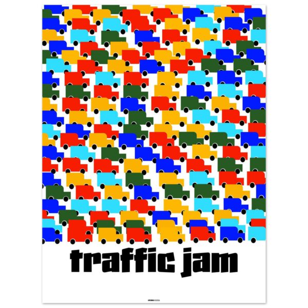 traffic jam poster