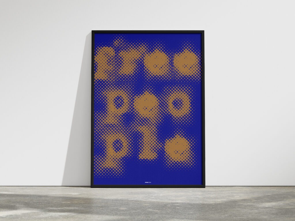 free people poster in frame