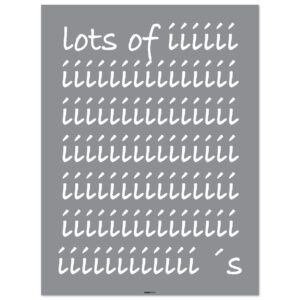 lots of iii's poster