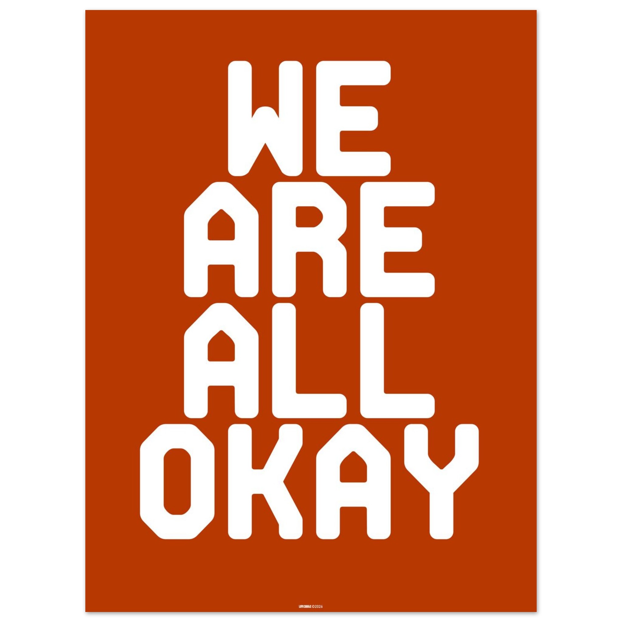 we are all okay poster