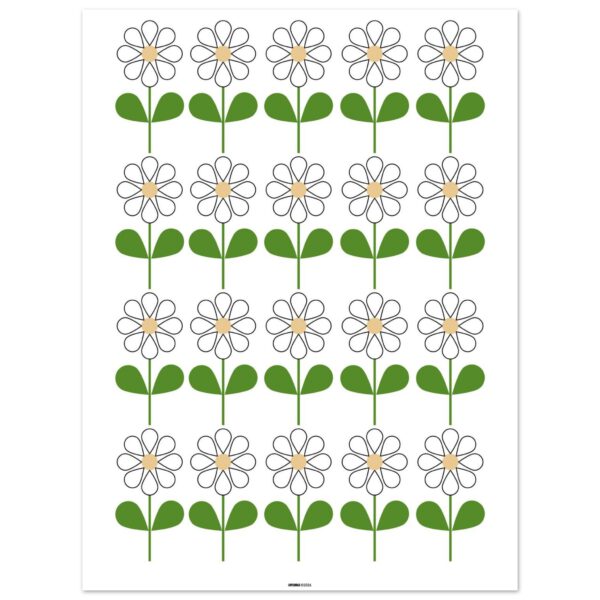 flower field. 60x80 cm poster