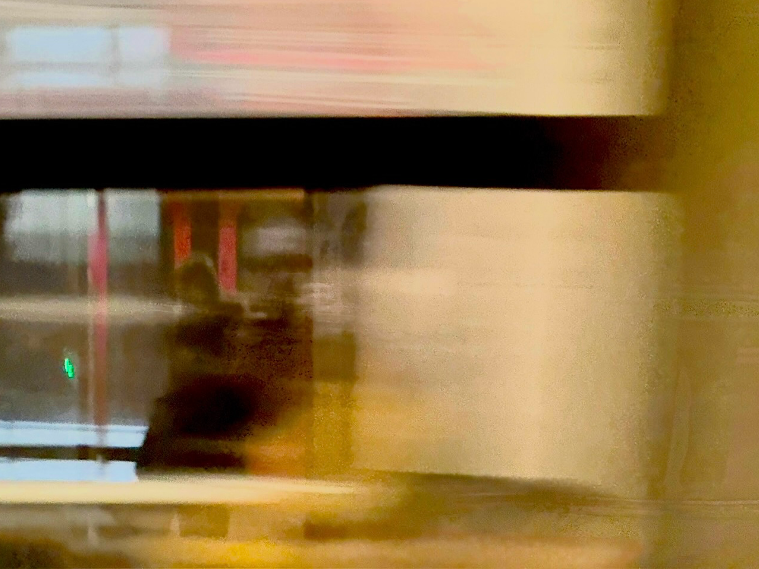 about typo or Bink is a rather vague self-portrait by Typo, because a Berlin S-Bahn is passing by.