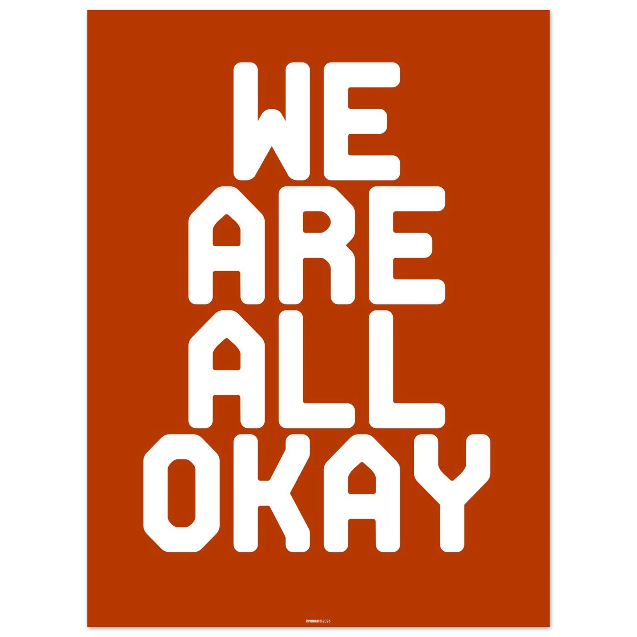 we are all okay poster