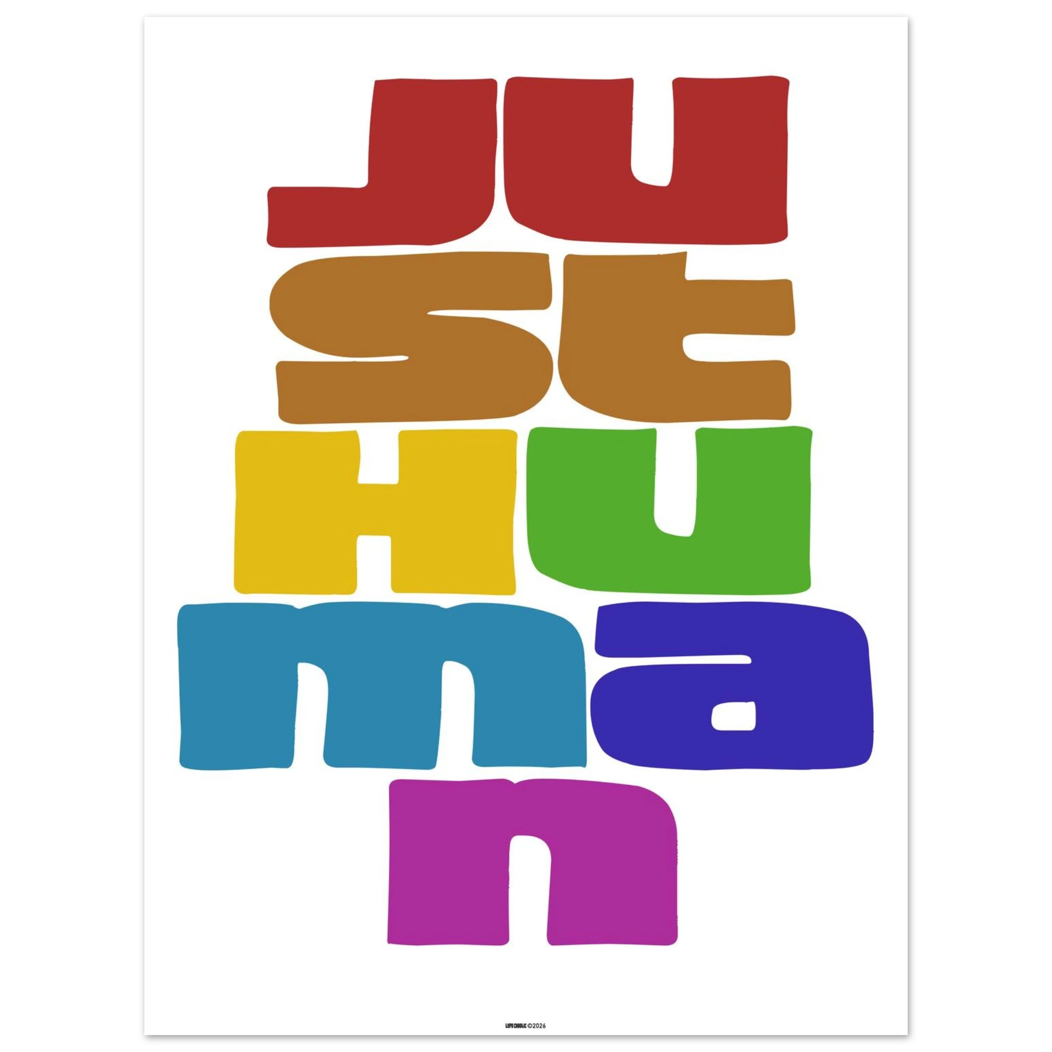 just human poster