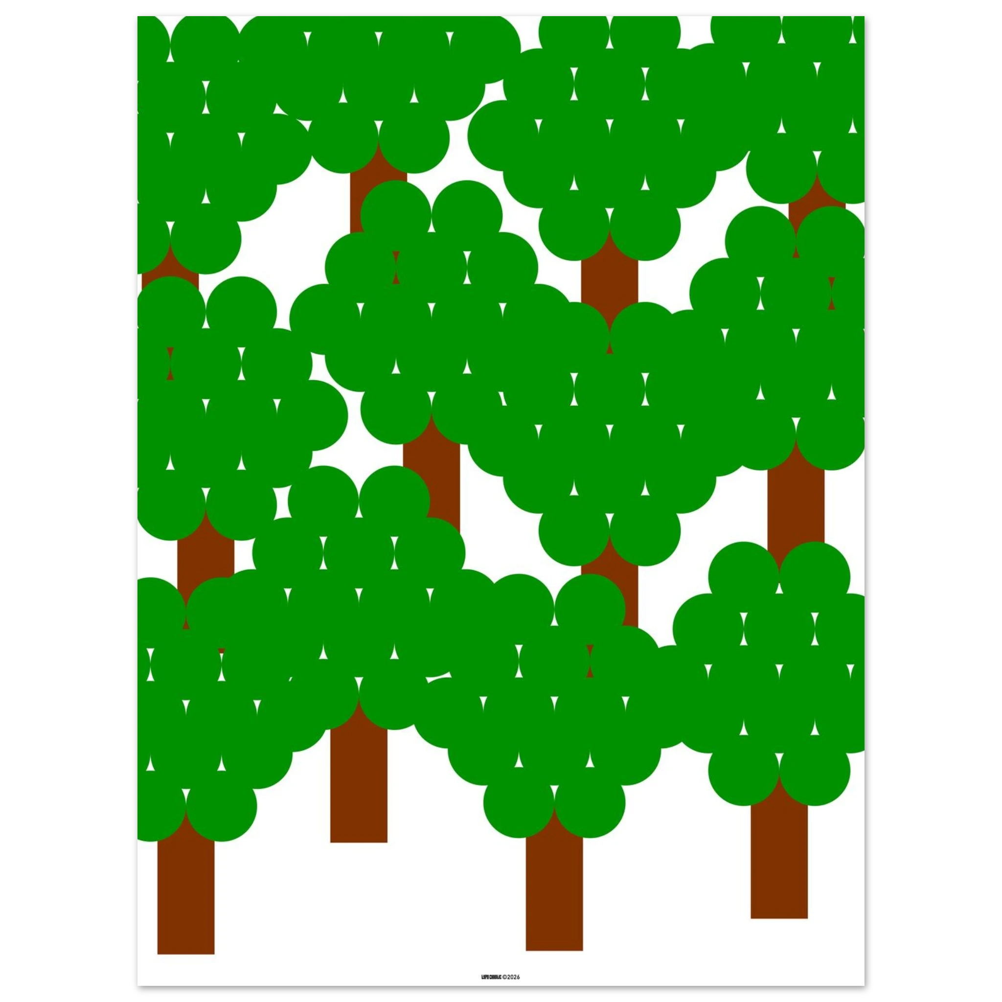 a forest poster