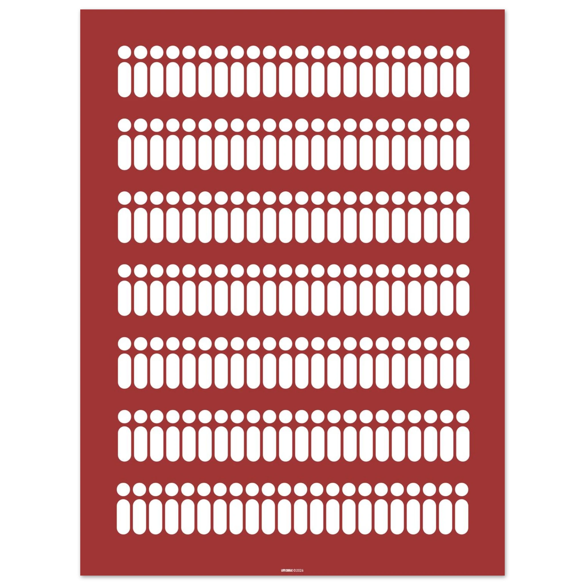 lots of iii's poster