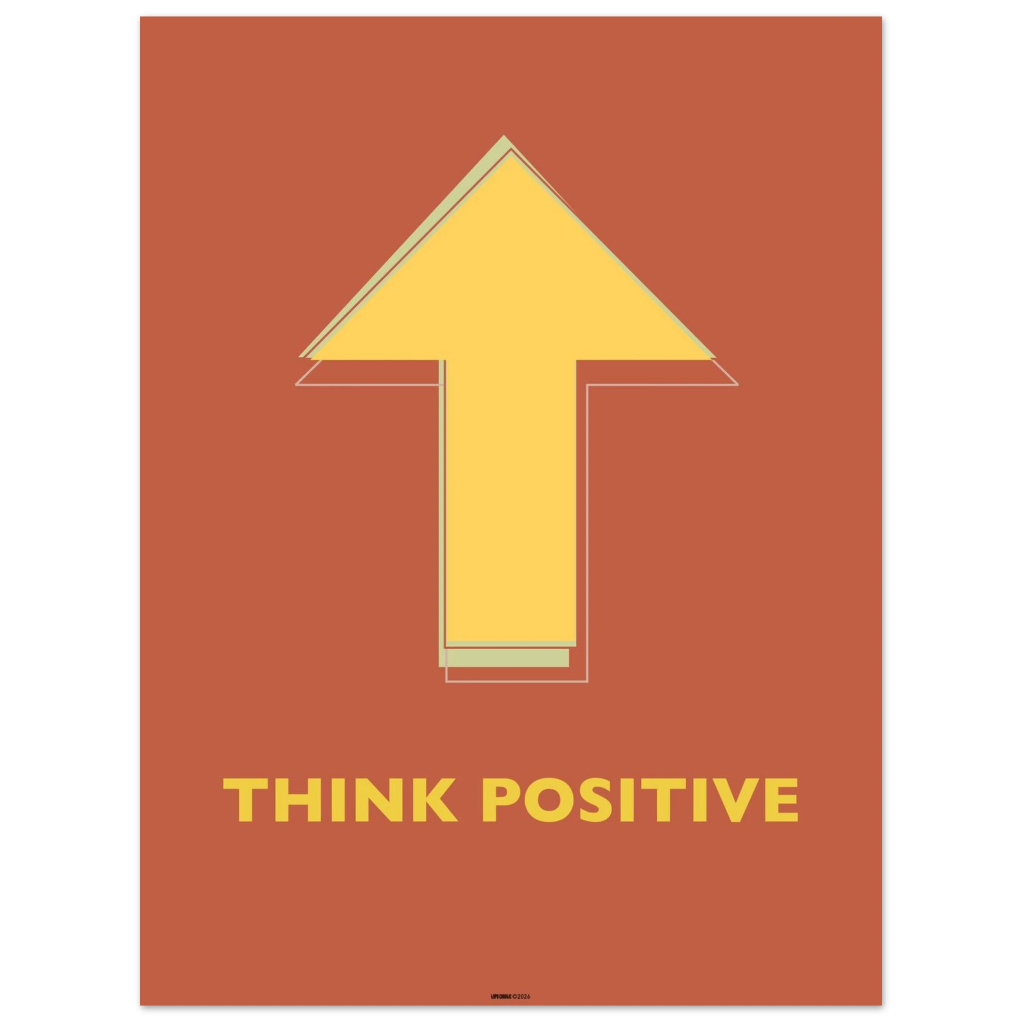 think positive poster